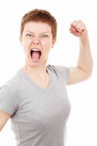 Angry woman